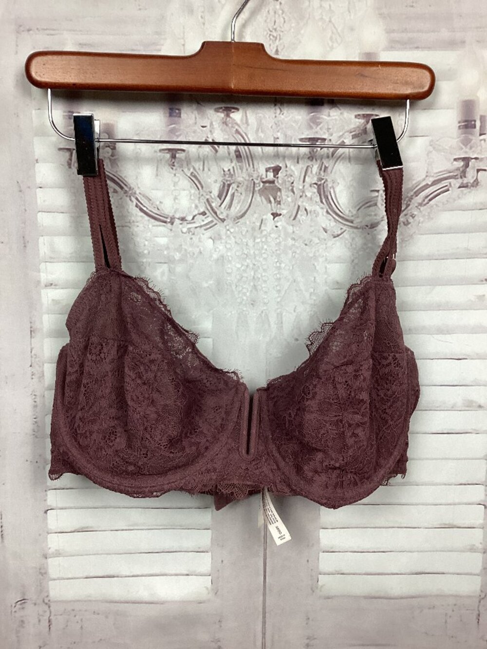 Auden Burgundy Bra Lace Wine Red 38DD
